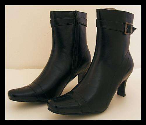 *R1* - SIZE: 6 - BLACK ELEGANT ANKLE BOOTS FROM MODELLI