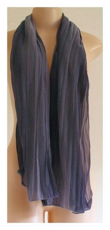 SILKY BLACK SCARF