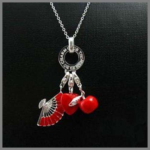 THOMAS SABO STLYE NECKLACE - HEART, APPLE, FAN