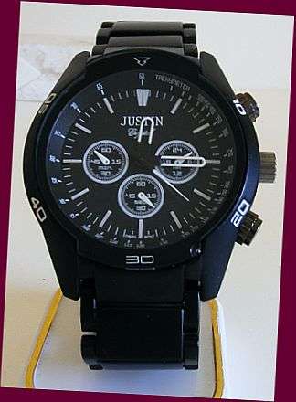 BLACK METAL JUSTIN WATCH