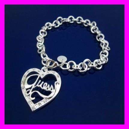 SILVER GUESS BRACELET