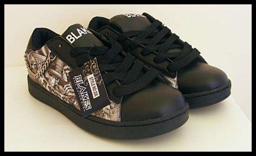 SIZE: 9 - BLACK DETAILED BLAKE SNEAKERS