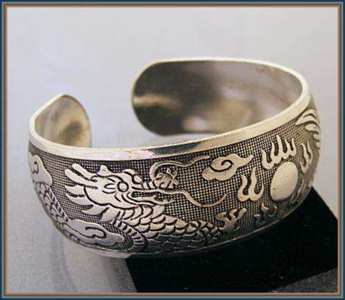 TIBETAN SILVER CUFF BRACELET