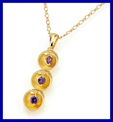 *R1* - 18K Gold EP CZ PENDANT & CHAIN