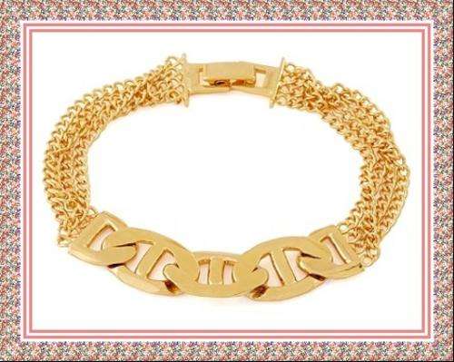 STUNNING 18KGP CHAIN BRACELET