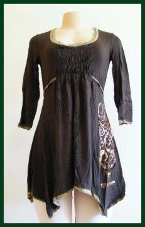 OLIVE GREEN PIXIE SHIRT - SIZE : XX-LARGE