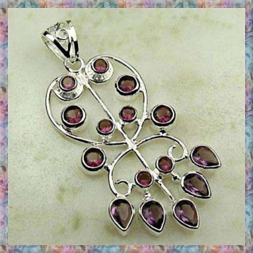 *R1* - STUNNING AMETHYST 925 SILVER PENDANT