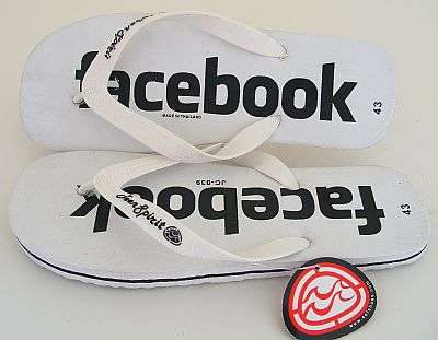 SIZE 43 / UK8 - TEENSPIRIT "FACEBOOK" SLOPS