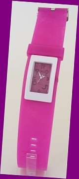 *HOT* - PRETTY PINK SILICONE DIVA WATCH