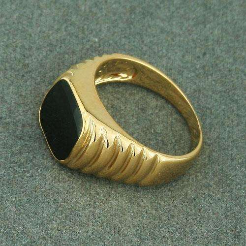 MENS 24KGP RING - SIZE 9.5