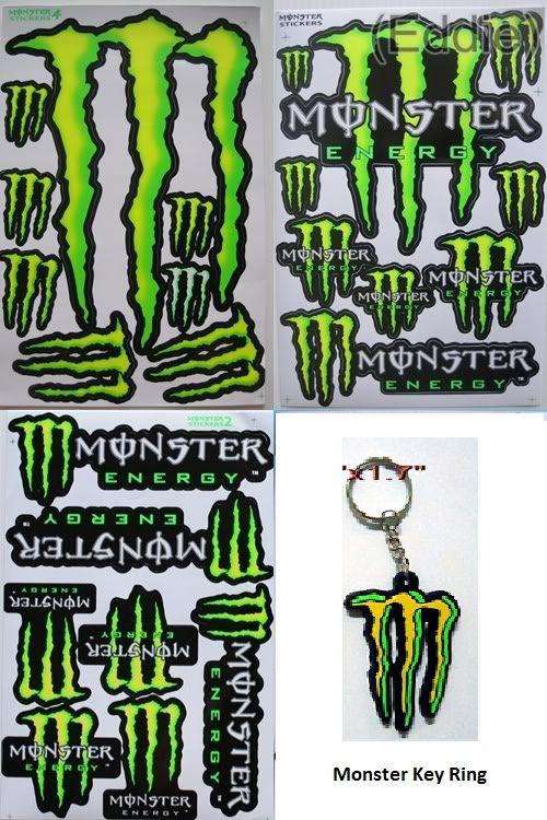 Monster / Fox / RockStar / Alpine Stars  Decal Vinyl Stickers