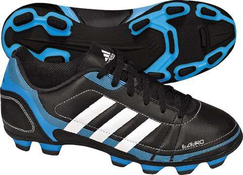 Adidas blue black soccer shoes / boots UK size 3 , excellent condition