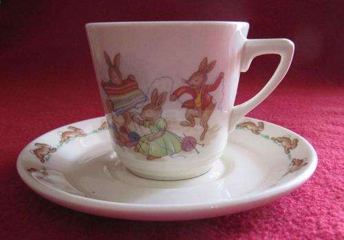 SALE: Royal Doulton Bunnykins Cup and Saucer duo