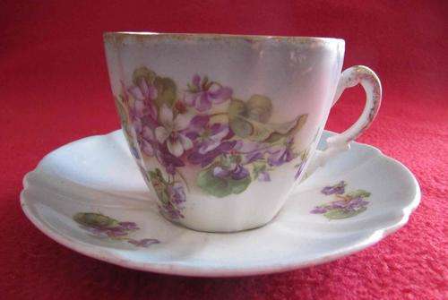 SALE: Antique Victorian China Teacup and Saucer duo