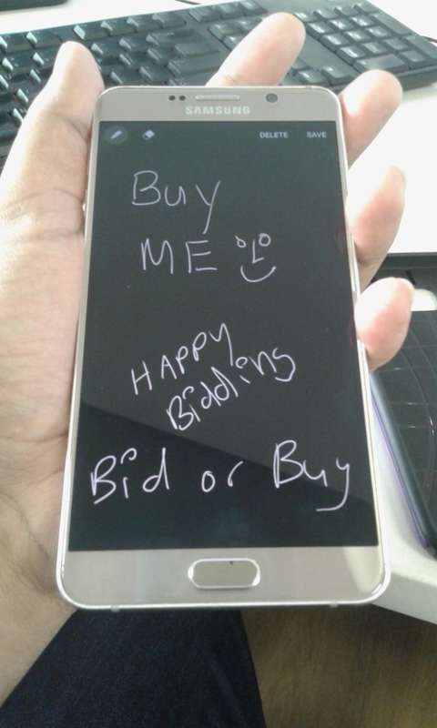 SAMSUNG NOTE 5 IN STUNNING GOLD ***LATE ENTRY**** DONT MISS THIS