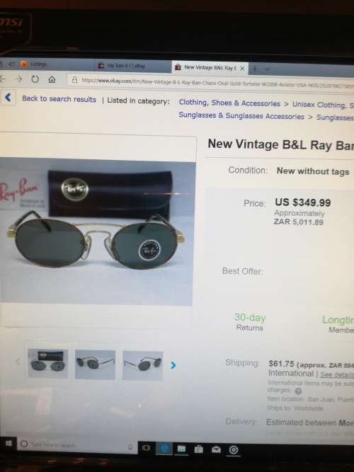 B&L Ray Ban W2007