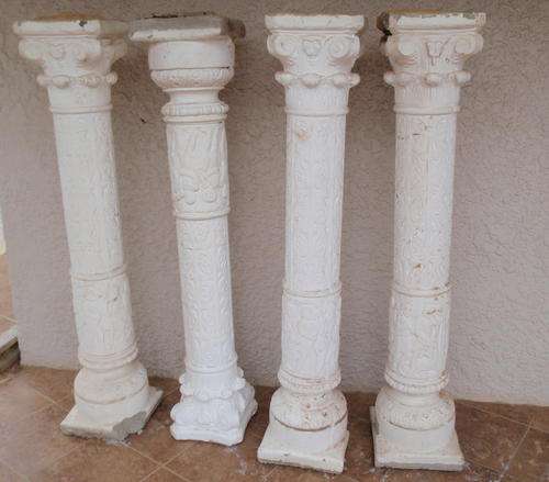 Decrotive Concrete Pillars x 5