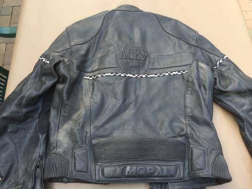 Leather bike jacket (Hardly used)
