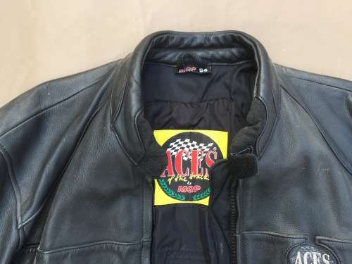 Leather bike jacket (Hardly used)
