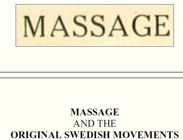 Swedish Massage