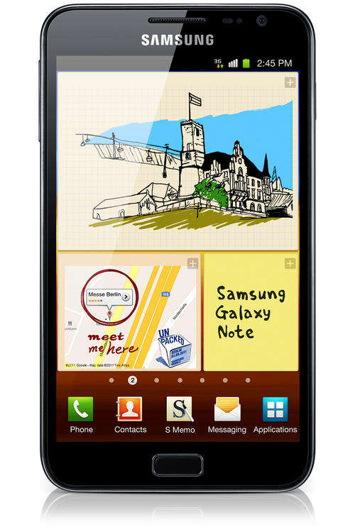 **AWESOME** Blue Samsung Galaxy Note:16GB (Brand New, Sealed) with update to Android ICS (4.0.4)
