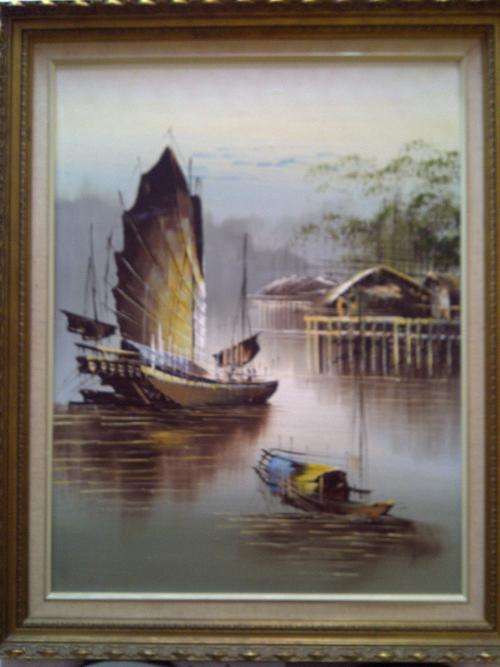 Old Ship painting