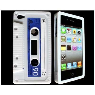 ** RETRO iPHONE 4 SILICONE TAPE / CASETTE COVER **
