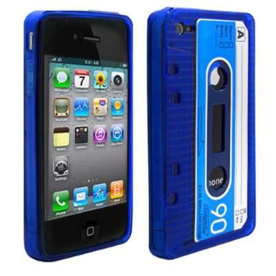 ** RETRO iPHONE 4 SILICONE TAPE / CASETTE COVER **