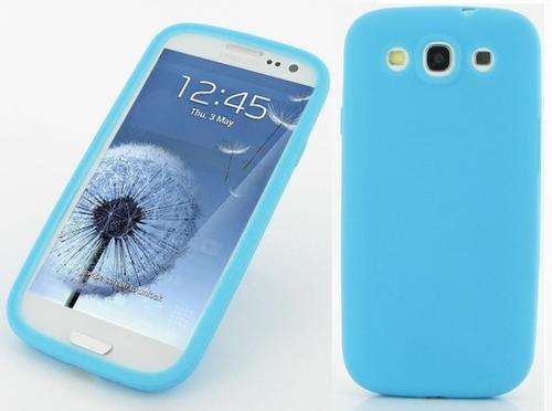 ** SAMSUNG GALAXY S3 SILICONE CASE / COVER - SKY BLUE **