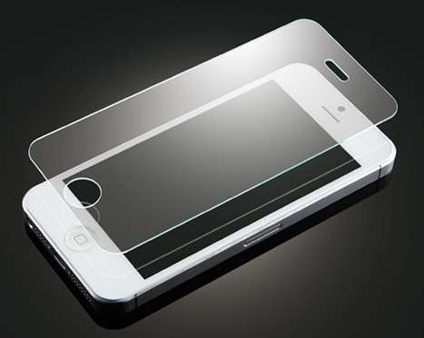** APPLE iPHONE 5 LCD SCREEN PROTECTOR / GUARD + MICROFIBRE CLOTH **