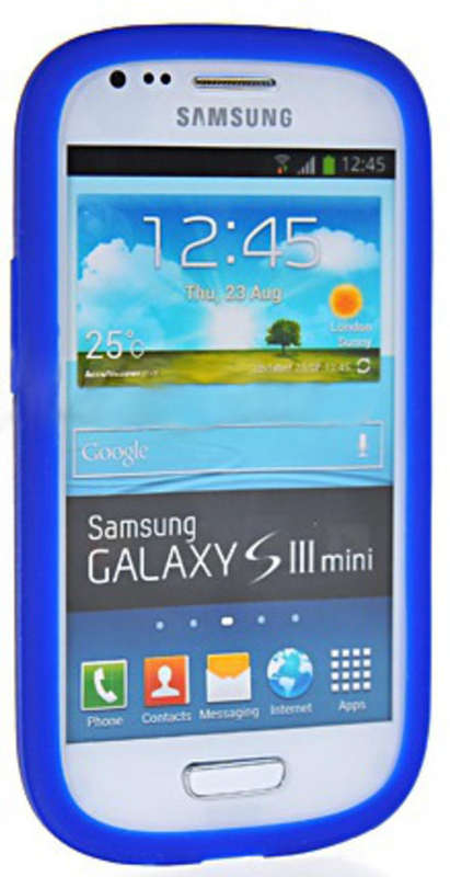 ** CLEARANCE SALE ** SAMSUNG GALAXY S3 MINI SILICONE CASE / COVER - ROYAL BLUE  **