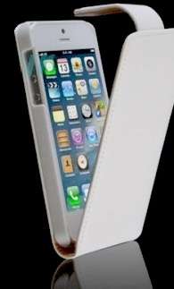 ** iPhone 5 Front Flip Pouch / Case / Cover - WHITE **