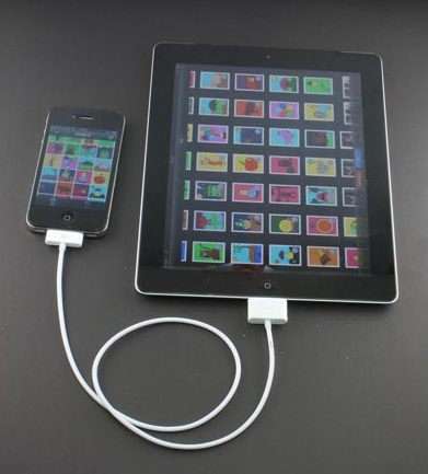 ** iPhone to iPad Data Sync Connection Kit Cable **