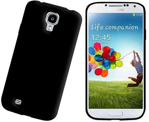 ** SAMSUNG GALAXY S4 SILICONE CASE / COVER - BLACK **