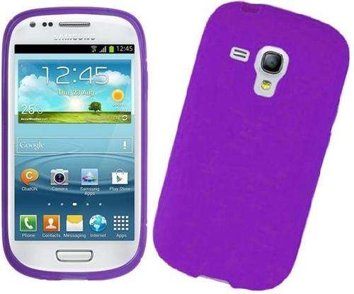 ** SAMSUNG GALAXY S3 MINI SILICONE CASE / COVER - PURPLE **