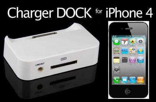 ** CHARGING / SYNC DOCKING STATION FOR APPLE iPHONE 4 / 4S - WHITE **