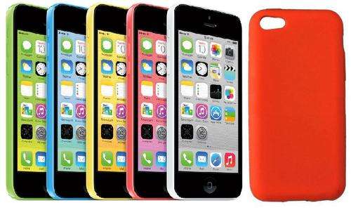 ** Silicone Gel Skin Protective Cover Case for Apple iPhone 5C - ORANGE **