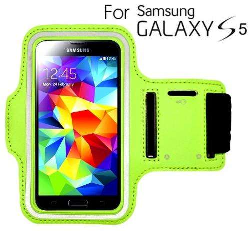** Sports / Gym Armband for Samsung Galaxy S6 / S6 Edge (Also compatible with S4 and S5) - GREEN **