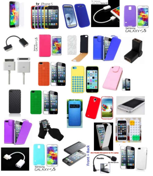**CELLPHONE ACCESSORIES CLEARANCE SALE** OVER 360 ITEMS ** RETAIL VALUE OVER R13000.00