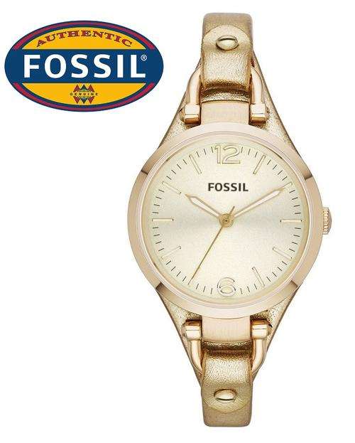 FOSSIL GEORGIA CHAMPAGNE DIAL LADIES WATCH **VALUE: R3200.00**