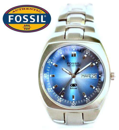 FOSSIL BLUE 100m STAINLESS STEEL WATCH **VALUE: R3200.00**