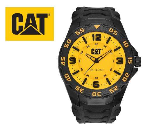 ** CRAZY R1 START ** CAT MOTION RUBBER STRAP ANALOGUE MENS WATCH   **VALUE: R3900.00**