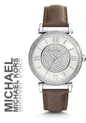 **CRAZY R1 START** MICHAEL KORS CAITLIN GLITZ WITH CRYSTALS LADIES WATCH   **VALUE: R4899.00**