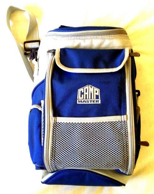 ** R1 CLEARANCE SALE ** CAMPMASTER TWO WINE BOTTLE COOLER BAG / PICNIC SET