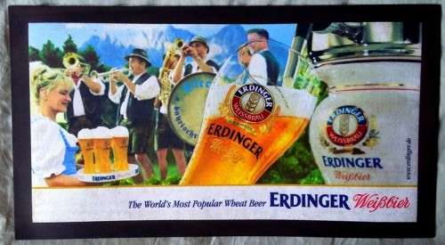 ** R1 CLEARANCE SALE ** RUBBERIZED ERDINGER BAR MAT (450 x 250 mm)