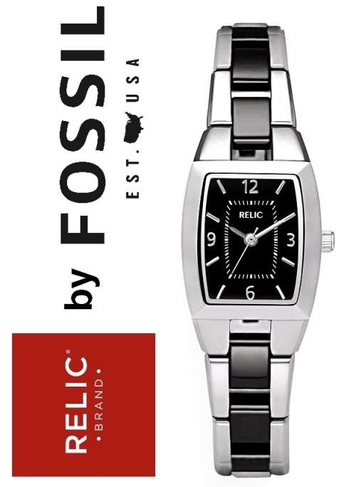 RELIC BY FOSSIL STAINLESS STEEL AND CERAMIC LADIES WATCH (ZR34090)  **VALUE: R2400.00**