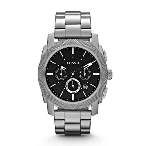 FOSSIL MACHINE STAINLESS STEEL CHRONOGRAPH WATCH (FS4776)  **VALUE: R4800.00