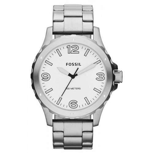 WATCHES - FOSSIL NATE STAINLESS STEEL WATCH (JR1456)