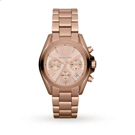 MICHAEL KORS BRADSHAW CHRONOGRAPH ROSE GOLD LADIES WATCH (MK5799)  **VALUE: R5200.00**