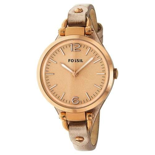 WATCHES - FOSSIL GEORGIA CALF SKIN STRAP LADIES WATCH (ES3413)